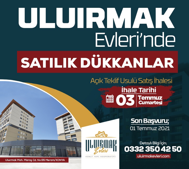 AÇIK ARTIRMA İHALE USULÜ DÜKKAN SATIŞI 